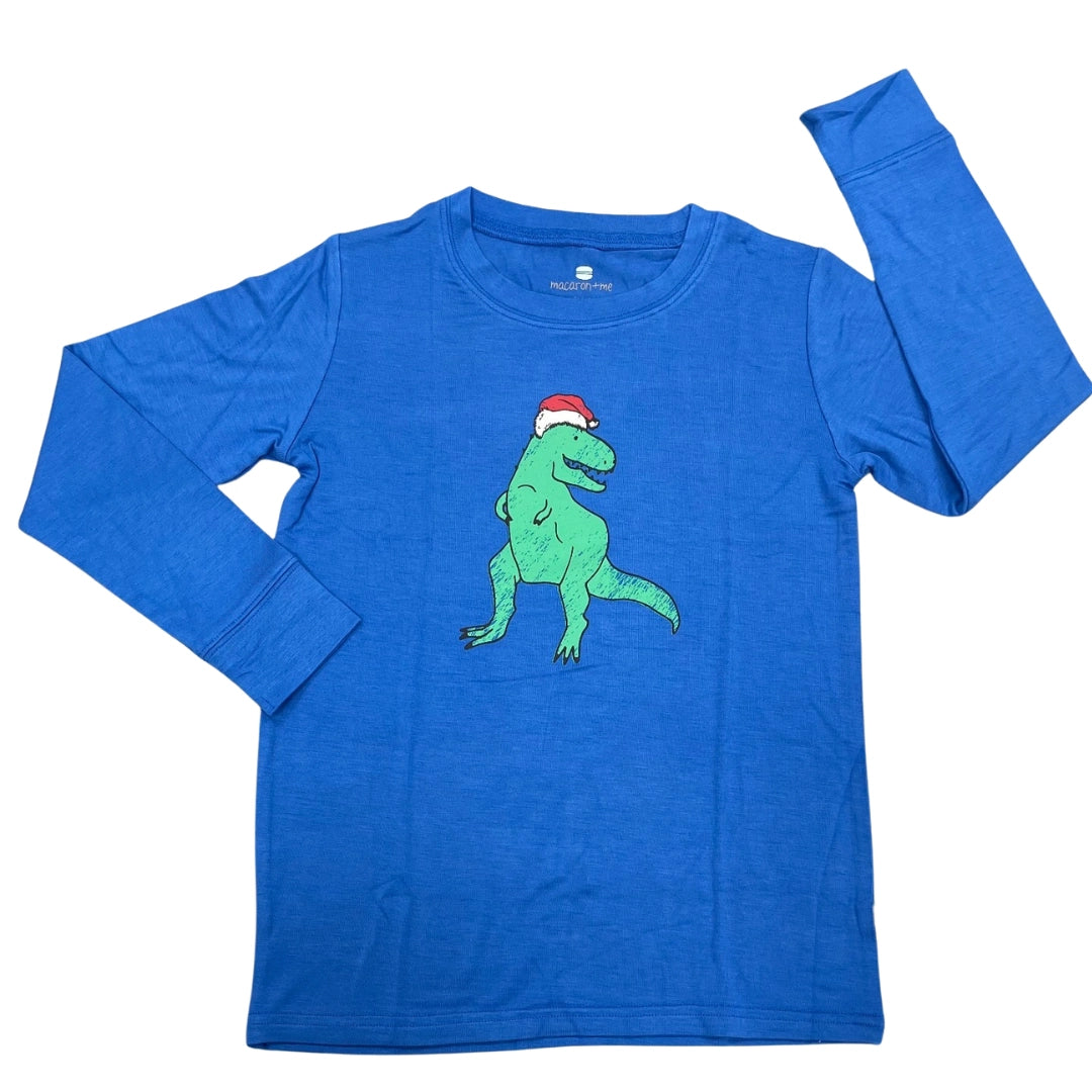 Festive Dino Pajama Top