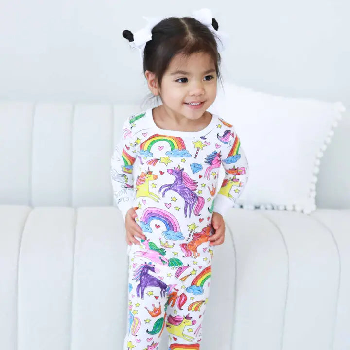 Unicorns Colorable Pajamas