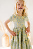 Sunlit Sage Ruffle Dress