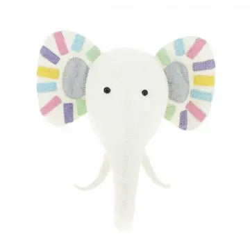 Pastel Elephant Head-Medium