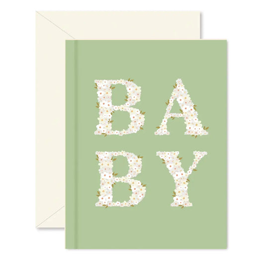 Spring Green Baby Blooms Card