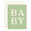 Spring Green Baby Blooms Card
