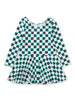 Checkerboard Hearts Dress 150 GIRLS APPAREL 2-8 Tea 