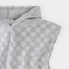 Blue Checkerboard Beach Poncho