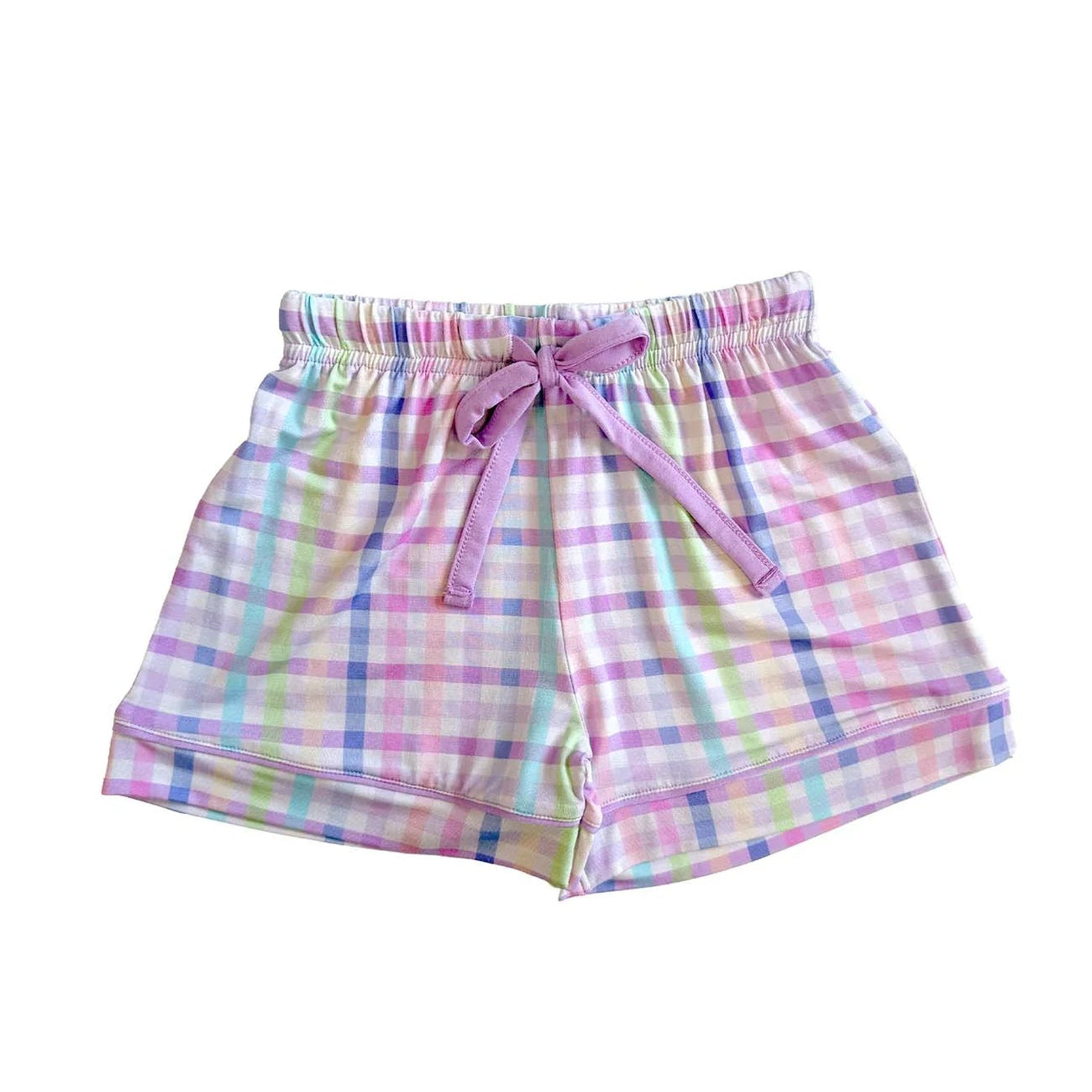 Emery Pastel Plaid Lounge Set