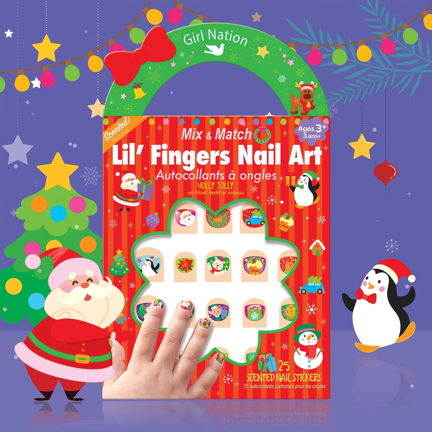 Christmas Lil' Fingers Nail Art 110 ACCESSORIES CHILD Girl Nation 