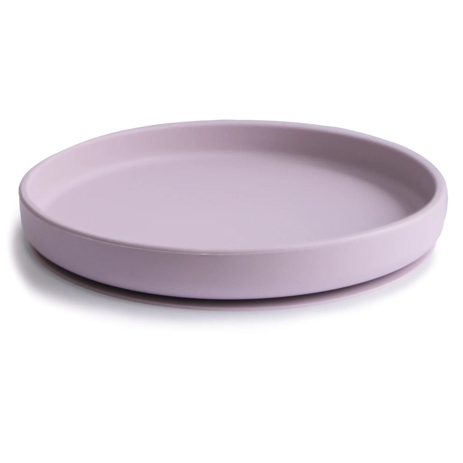 Classic Silicone Suction Plate 180 BABY GEAR Mushie Soft Lilac 