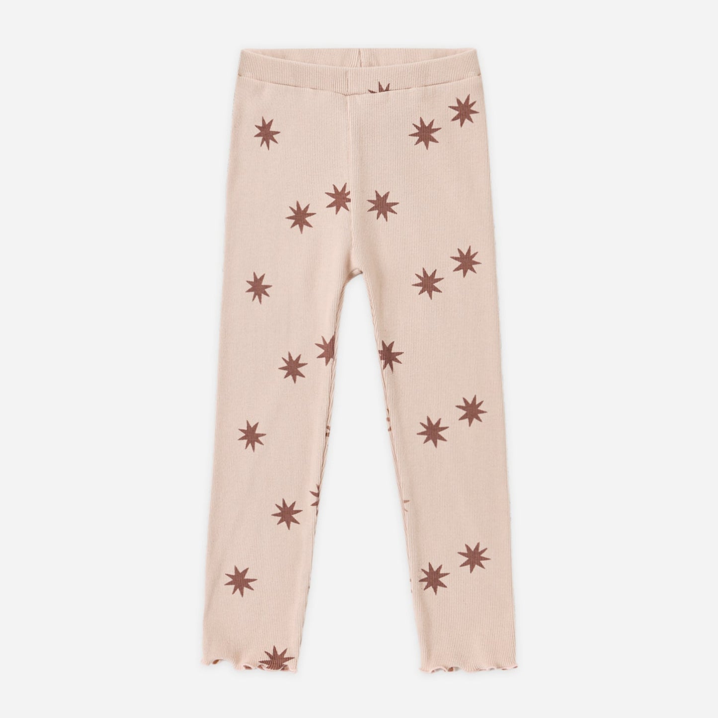 Girl wearing the Clay Stars Ribbed Leggings