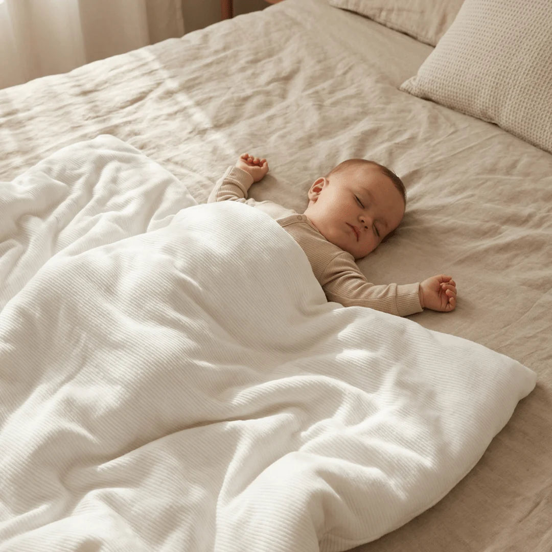 White Ribbed Cloud Blanket