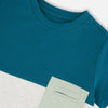 Oatmeal Colorblock Pocket Tee