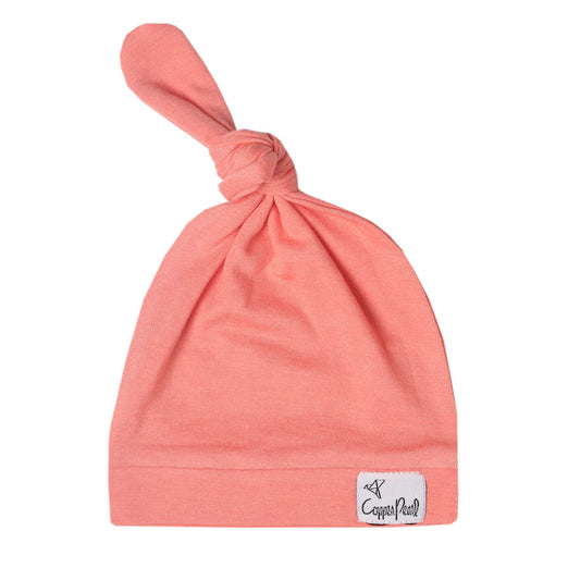 CP Top Knot Hat - Stella 100 ACCESSORIES BABY Copper Pearl 