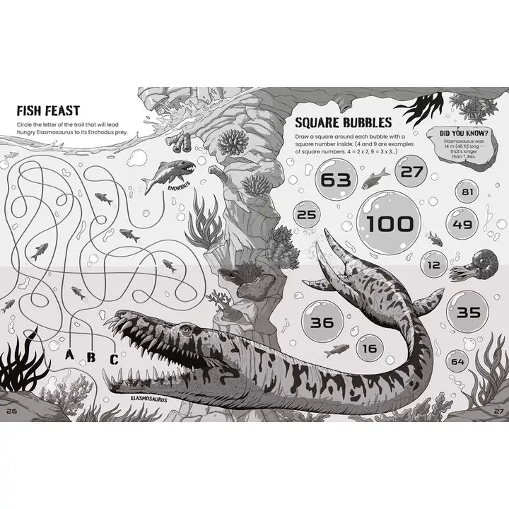 Dinosaur Puzzle Book