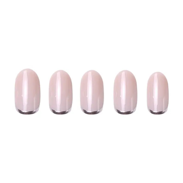 Silver Belle Press-On Nails