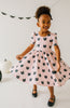 Black Cat Twirl Dress - detail shot