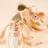 Tan Gingham Shoelaces