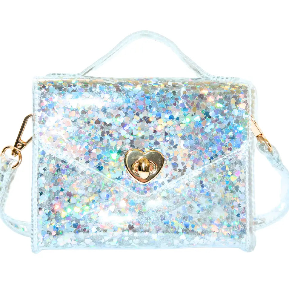 Gussie Silver Hearts Purse