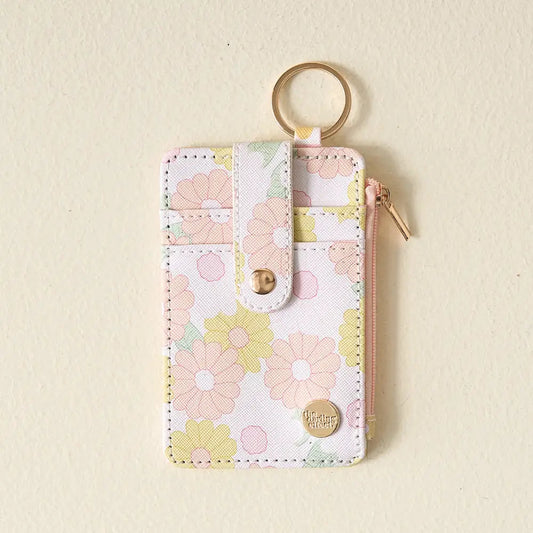 Daisy Peach Keychain Wallet 110 ACCESSORIES CHILD The Darling Effect 