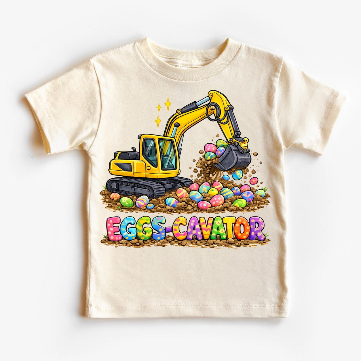 Eggscavator Natural Tee