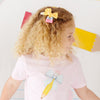 School Days Pencil Bow Clip Set
