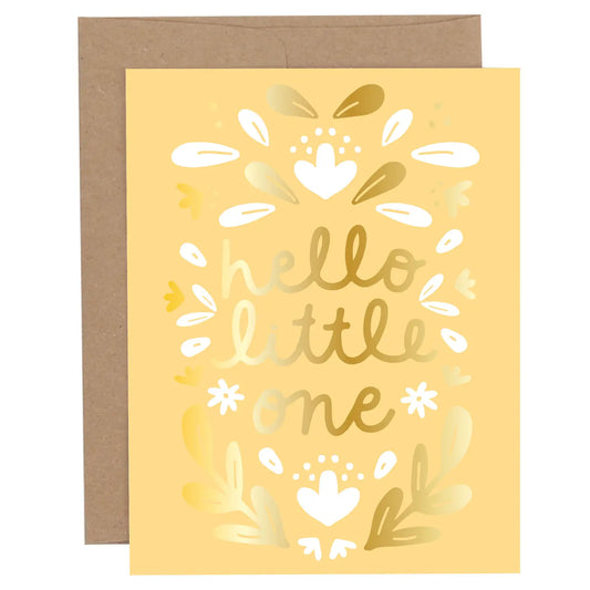 Hello Little One Baby Card