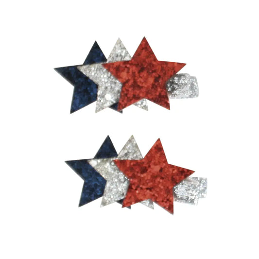 Patriotic Star Clip