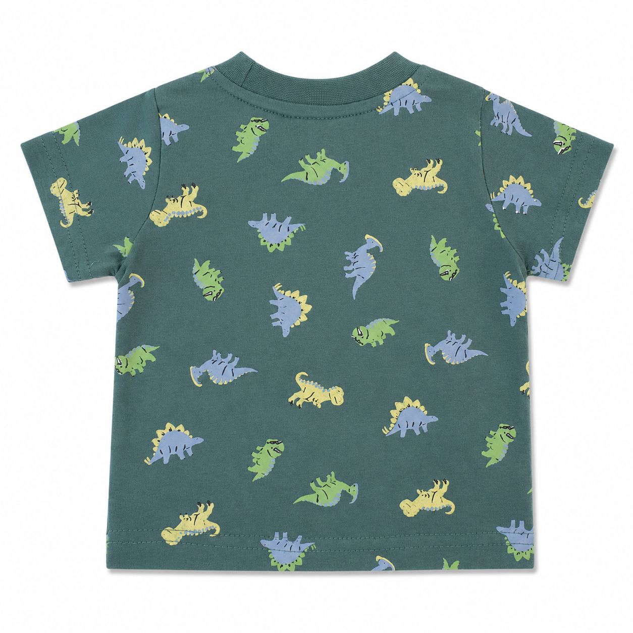 Green Dinos Tee & Shorts Set