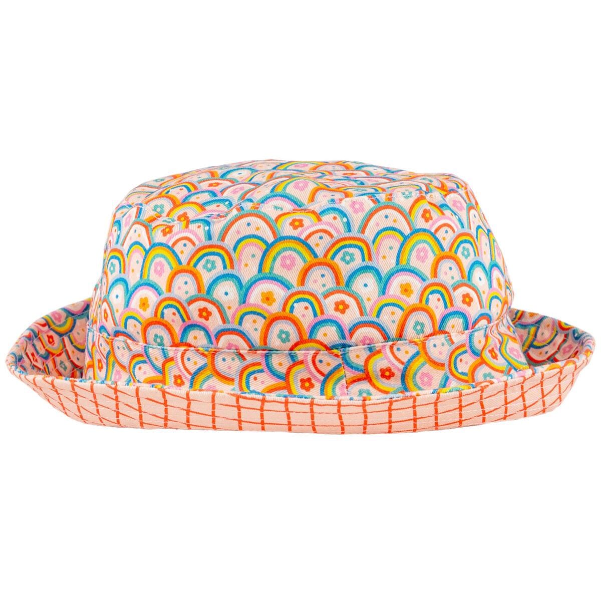 Double Rainbow Reversible Bucket Hat 100 ACCESSORIES BABY Miki Miette Infant 