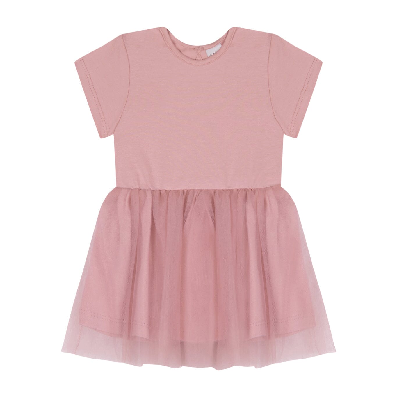 Dusty Pink Tee Tulle Dress 120 BABY GIRLS APPAREL Antebies 3-6m 