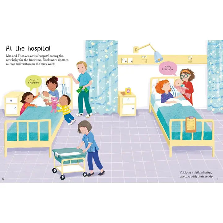 The New Baby First Sticker Book