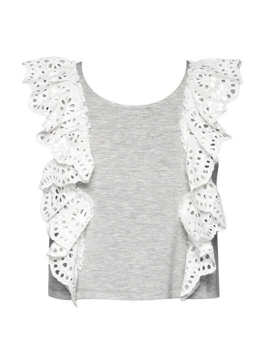 Gray Ruffle Scuba Tank