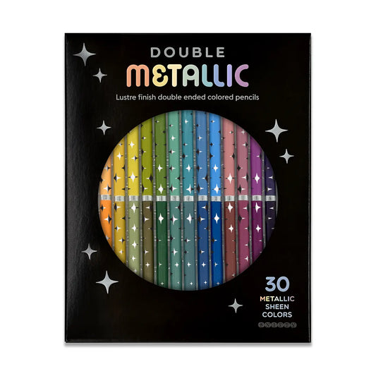 Dual Ended Metallic Colored Pencils