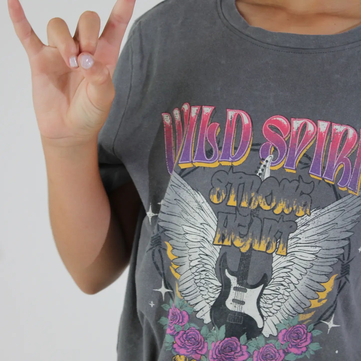 Wild Spirit Acid Wash Top