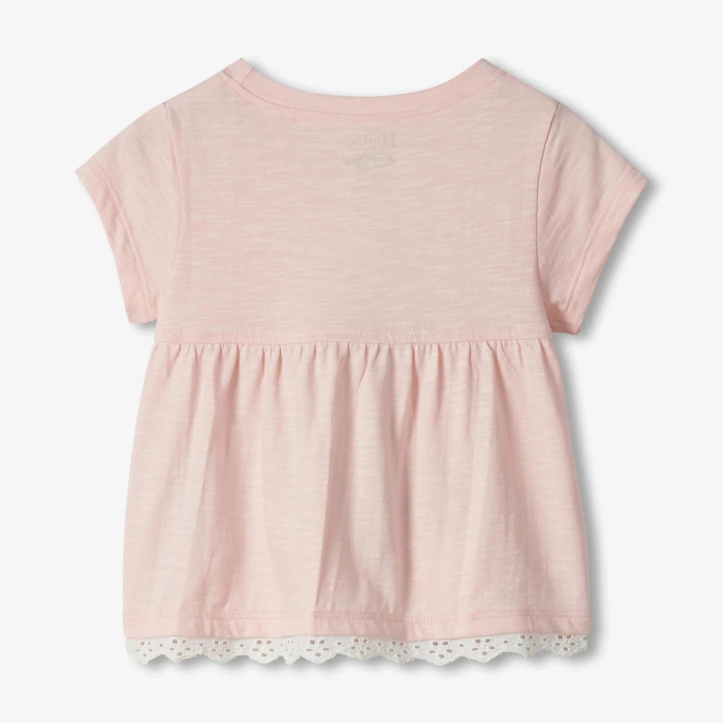 Elephant Eyelet Trim Shorts Set