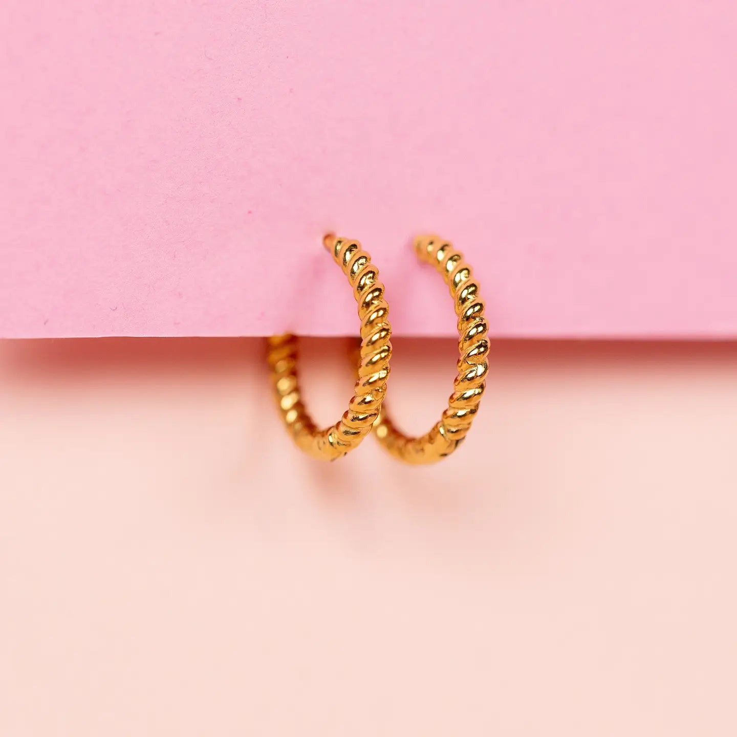 Skinny Rope Huggies Earrings
