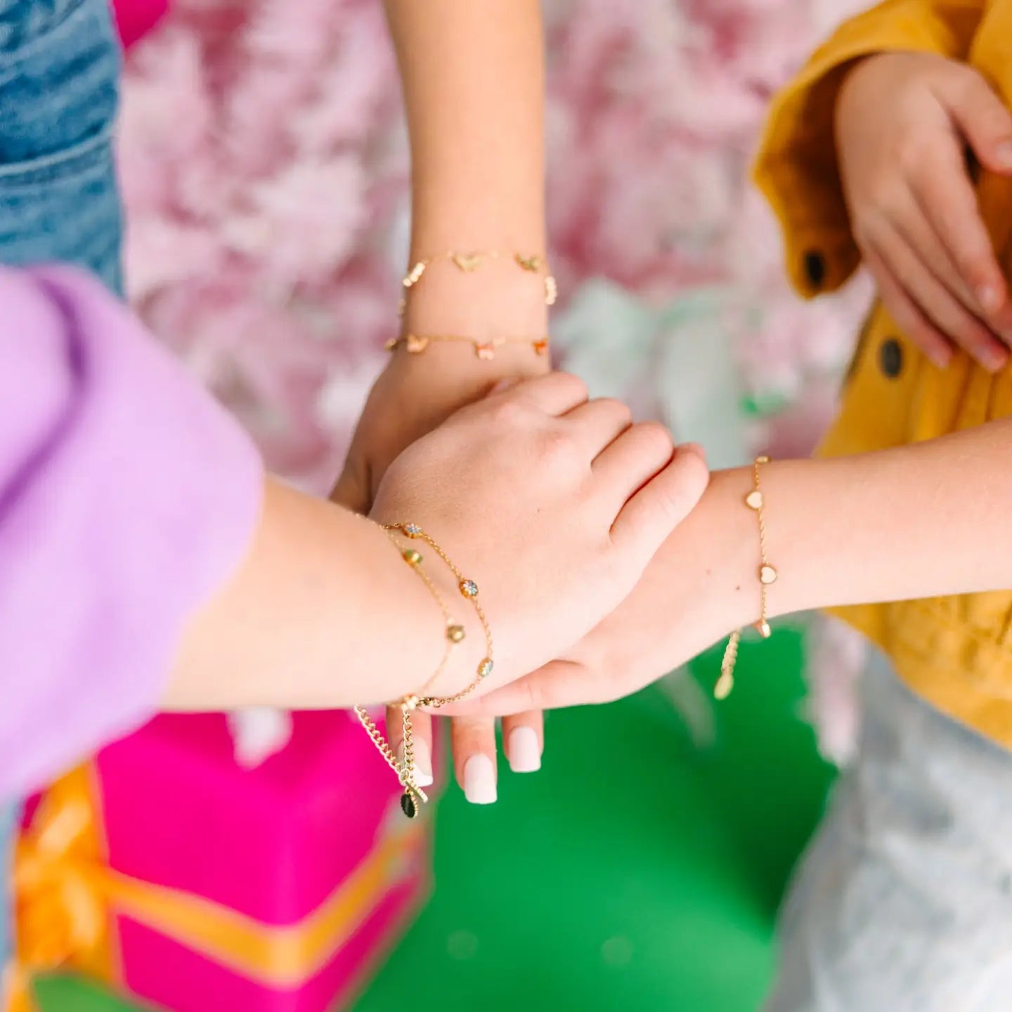 Peach Heart Bracelet