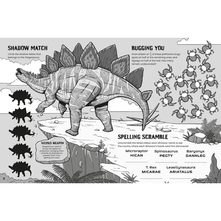 Dinosaur Puzzle Book
