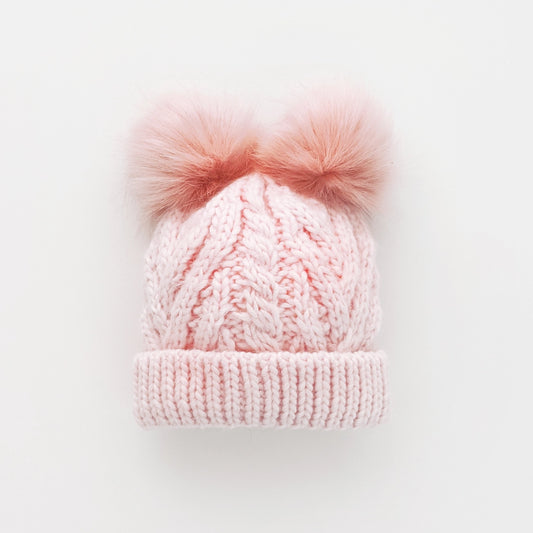Pink Fluffer Beanie