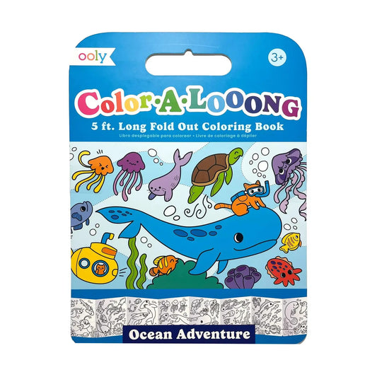 Color-A-Loong Coloring Book-Ocean