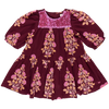 Burgundy Bouquet Fiona Dress