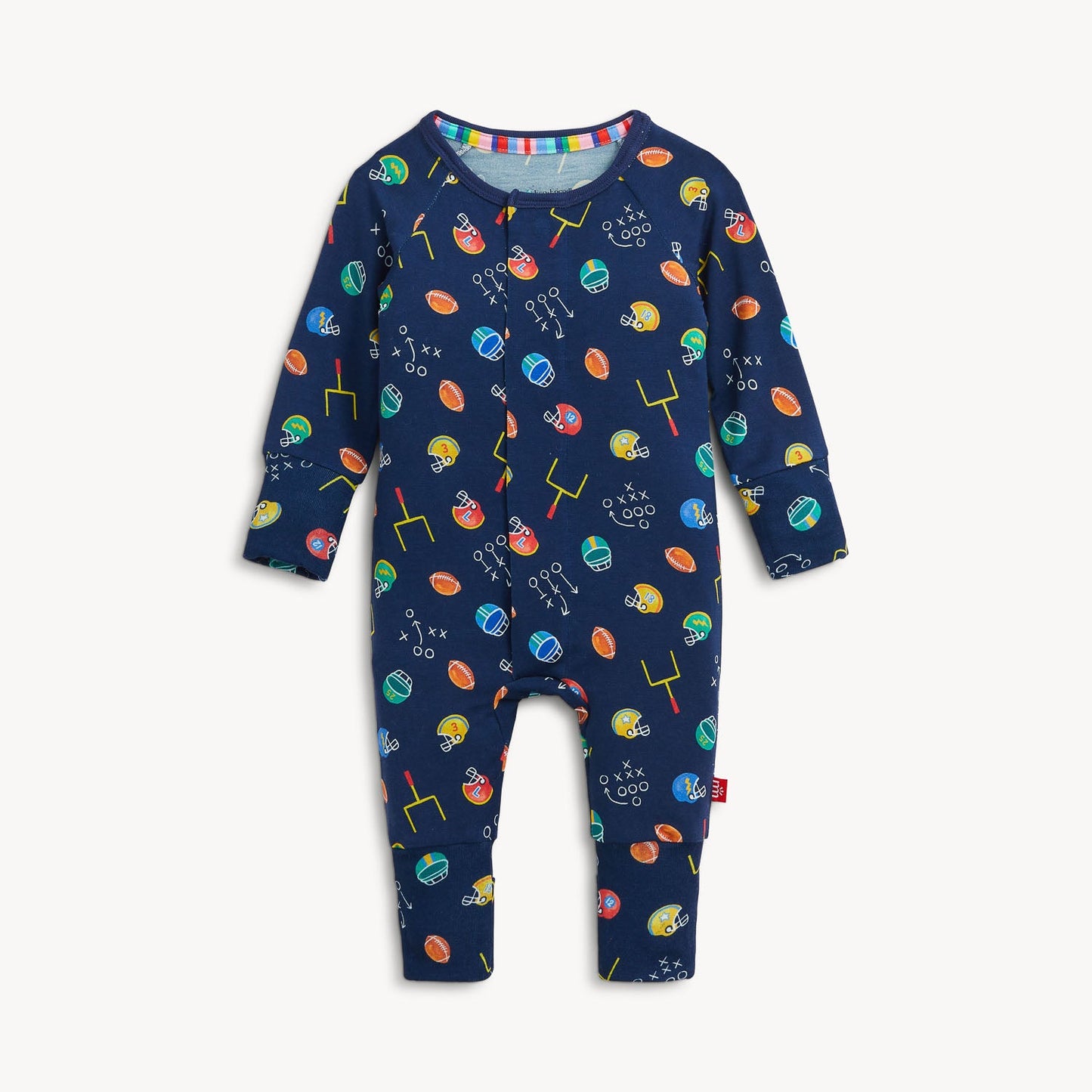 First Down Fun Conv Romper - Magnetic Me modal convertible coverall