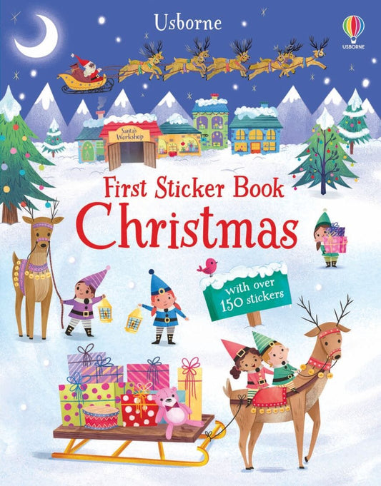 First Sticker Books Christmas 196 TOYS CHILD Usborne Books 
