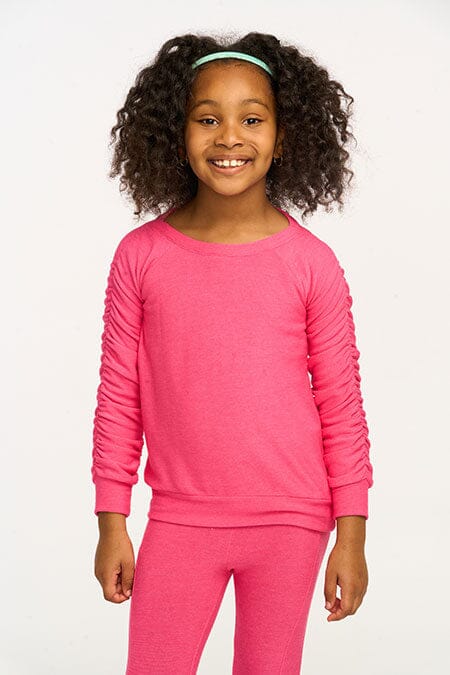 Flamingo Cozy Knit Top 150 GIRLS APPAREL 2-8 Chaser 7 