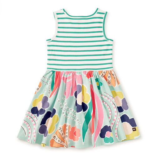 Sea Floral Tank Dress