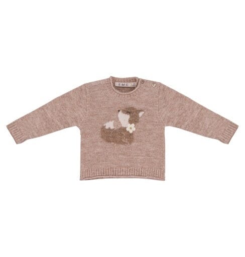 Fox Jacquard Sweater 120 BABY GIRLS APPAREL EMC 6m 