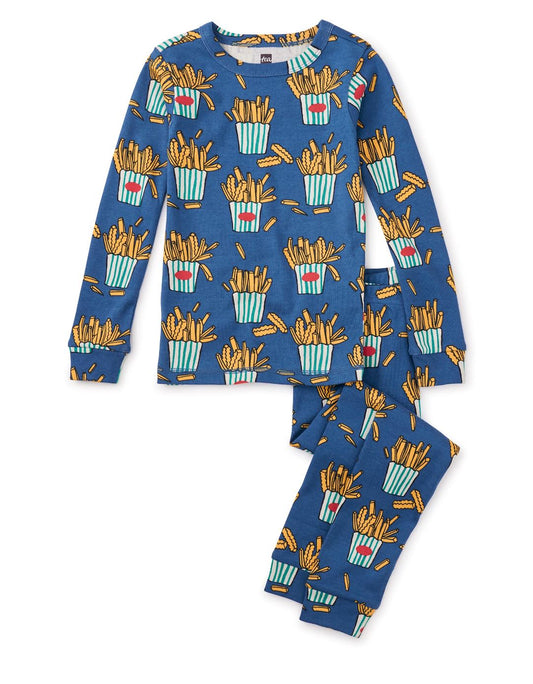 French Fries Pajama Set 140 BOYS APPAREL 2-8 Tea 2 