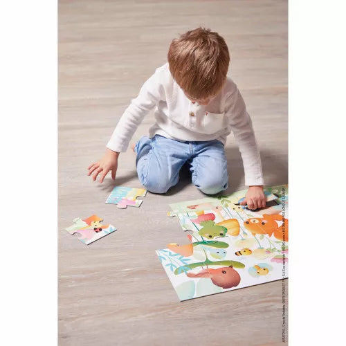 Garden Friends 20pc Puzzle 196 TOYS CHILD Janod Toys 