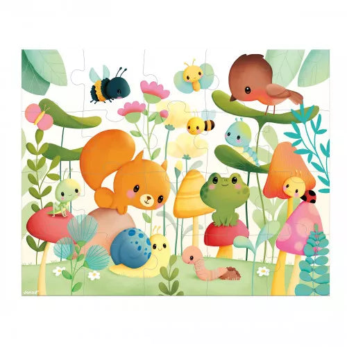 Garden Friends 20pc Puzzle 196 TOYS CHILD Janod Toys 