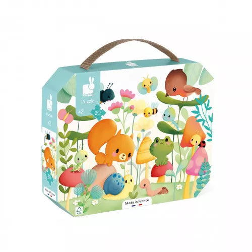 Garden Friends 20pc Puzzle 196 TOYS CHILD Janod Toys 