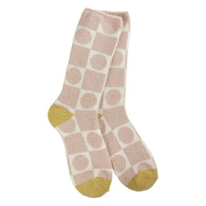 Geometric Rose Cozy Cali Socks 110 ACCESSORIES CHILD Worlds Softest Socks 