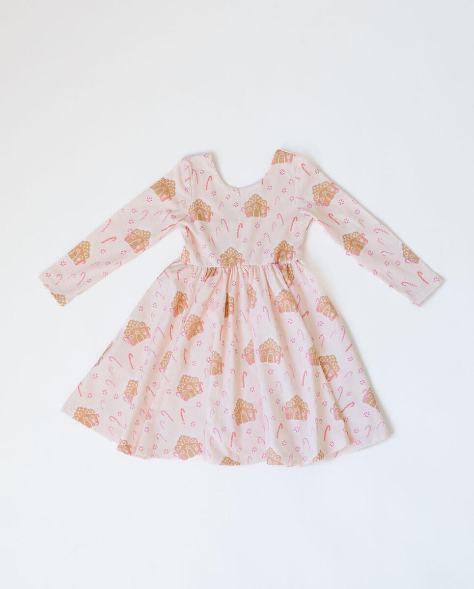 Gingerbread Gwendolyn Dress 150 GIRLS APPAREL 2-8 Ollie Jay 2 